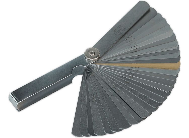 Sealey S0514 Feeler Gauge 32 Blade - Dual Marked