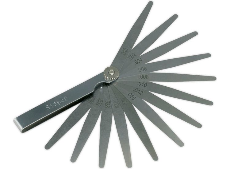 Sealey S0518 Feeler Gauge 13 Blade - Imperial