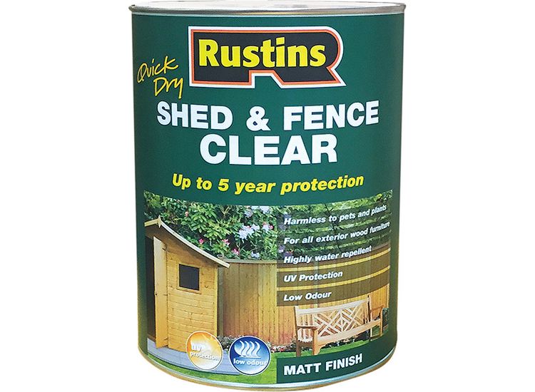 Rustins Quick Dry Shed and Fence Clear Protector