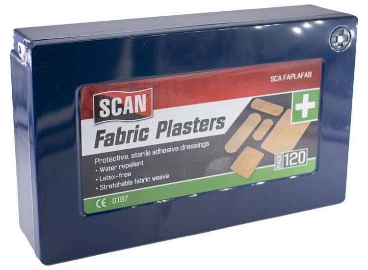 Scan Assorted Hypoallergenic Fabric Plasters 120