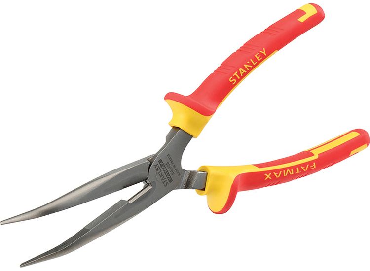 STANLEY® FatMax® Bent Long Nose Pliers VDE 200mm