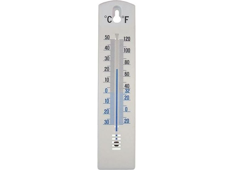 Faithfull Wall Thermometer - Plastic 200mm