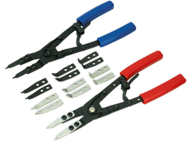 Sealey S0553 Circlip Pliers Set Internal/External 265mm
