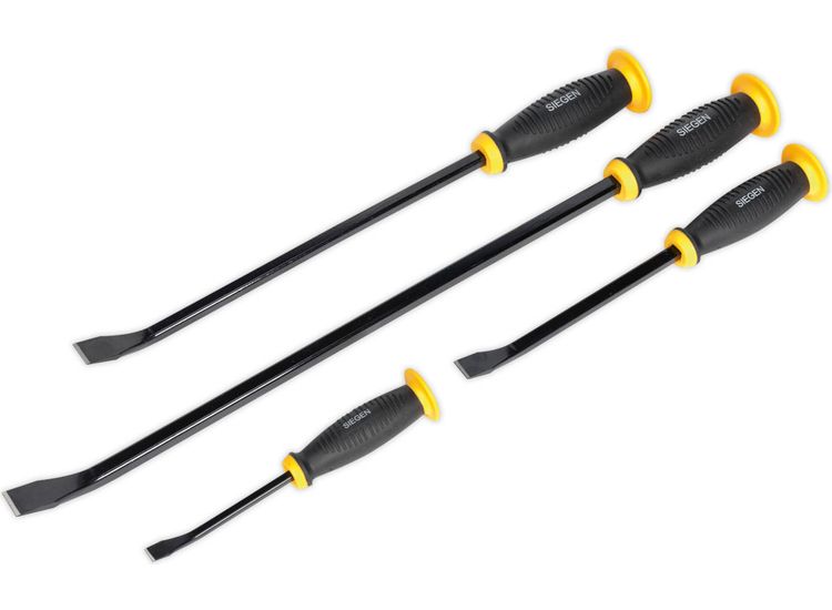Sealey S0557 Prybar Set with Hammer Cap 4pc