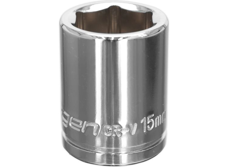 Sealey S0582 WallDrive&amp;reg; Socket 15mm 3/8"Sq Drive