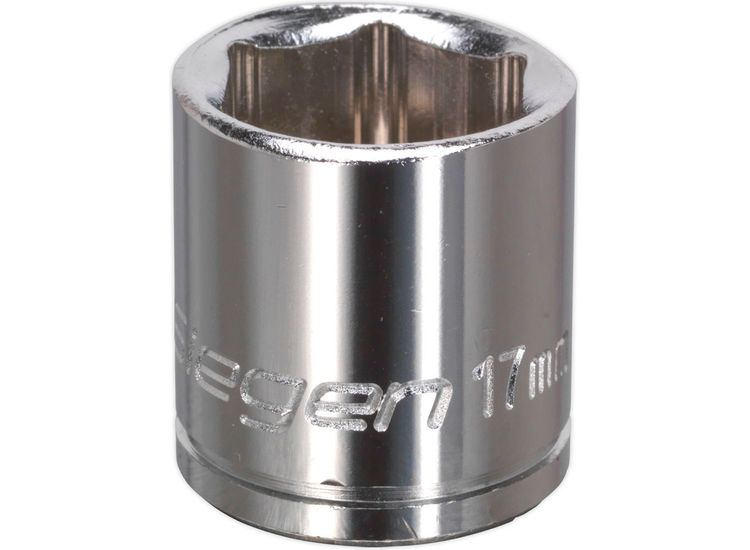 Sealey S0584 WallDrive&amp;reg; Socket 17mm 3/8"Sq Drive