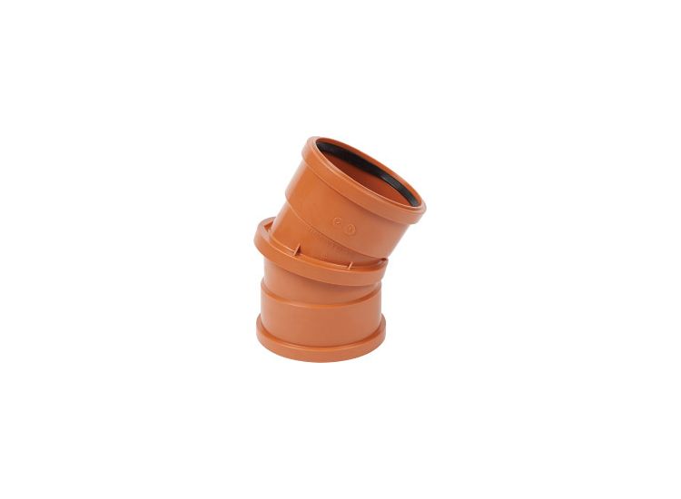 Polypipe UG494 0-30 Degrees Adjustable Double Socket Bend