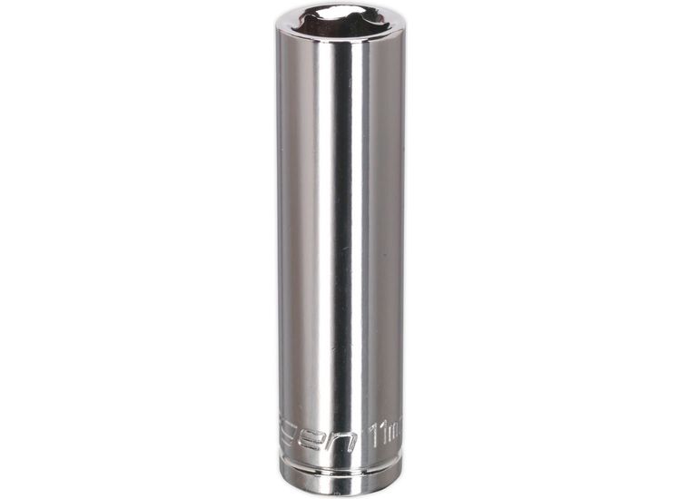 Sealey S0589 WallDrive&amp;reg; Socket 11mm Deep 3/8"Sq Drive