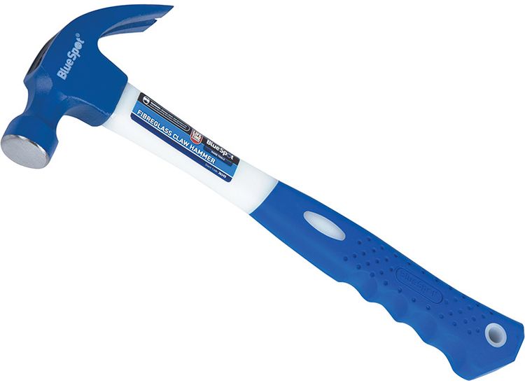 BlueSpot Tools Claw Hammer Fibreglass Shaft 570g (20oz)