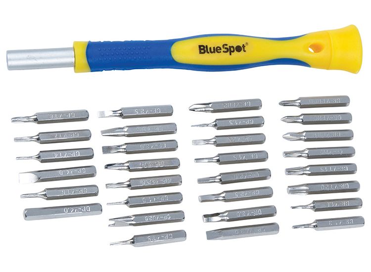 BlueSpot Tools Precision Driver Set, 31 Piece