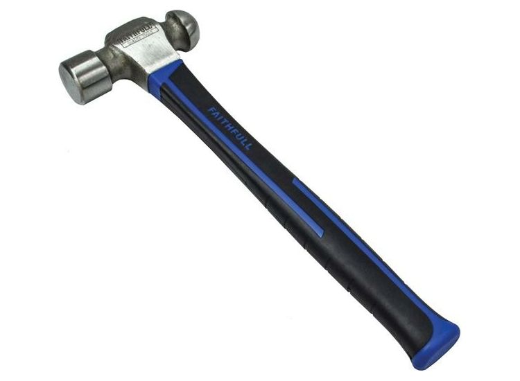 Faithfull Ball Pein Hammer, Fibreglass Shaft
