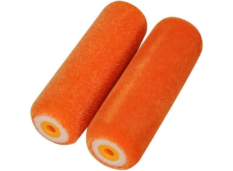 Faithfull Flock Foam Mini Roller Refill (Pack 2)