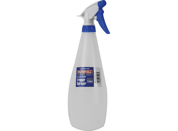 Faithfull Hand Held Trigger Spray Bottle 1 litre
