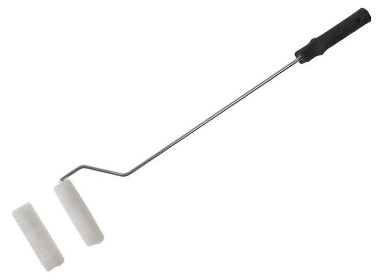 Faithfull Radiator Roller Kit Frame &amp; 2 Refills 100mm (4in)