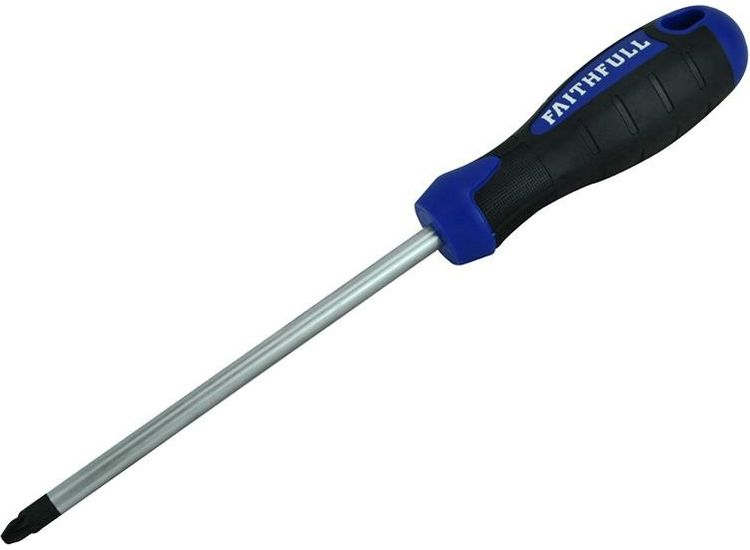 Faithfull Soft Grip Screwdriver, Pozidriv