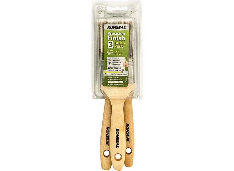 Ronseal Precision Finish Brush (Pack 3)