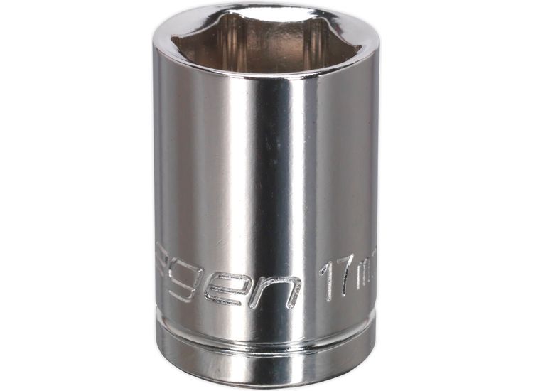 Sealey S0655 WallDrive&amp;reg; Socket 17mm 1/2"Sq Drive