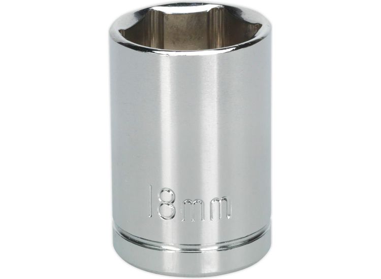 Sealey S0656 WallDrive&amp;reg; Socket 18mm 1/2"Sq Drive