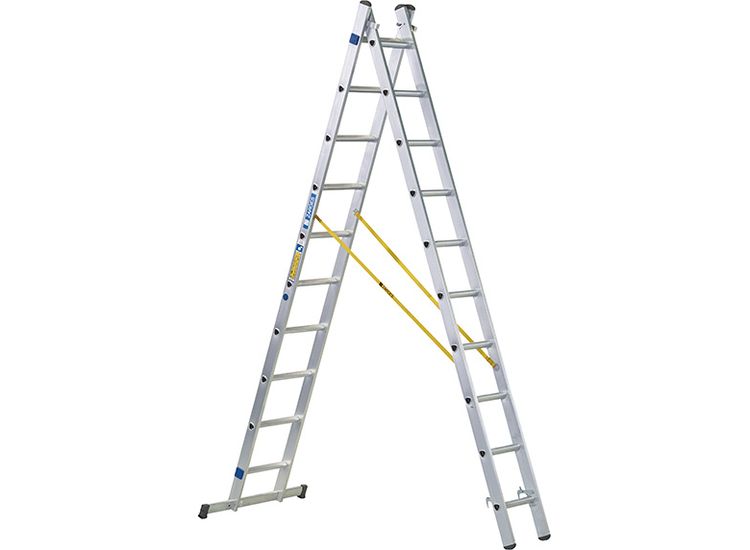 Zarges D-Rung Combination Ladder, 2-Part
