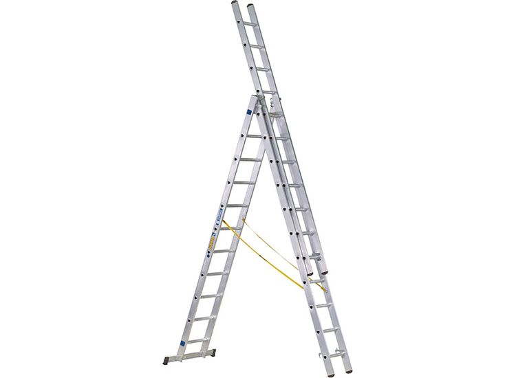 Zarges D-Rung Combination Ladder, 3-Part