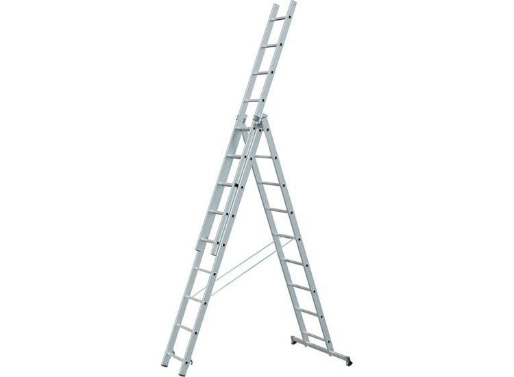 Zarges Light Trade Combination Ladder, 3-Part