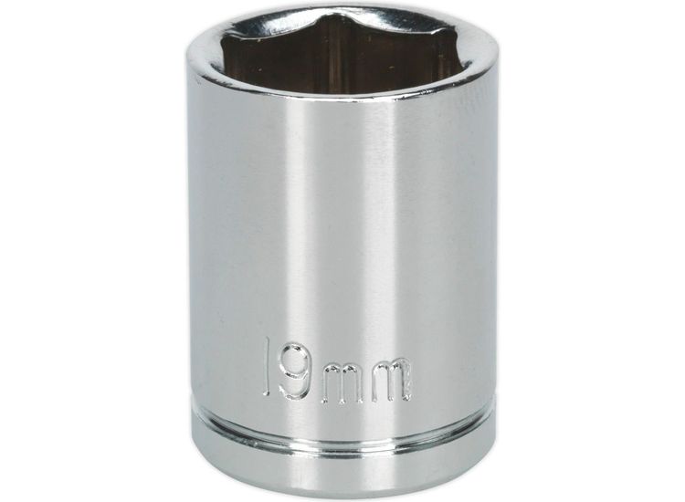 Sealey S0657 WallDrive&amp;reg; Socket 19mm 1/2"Sq Drive