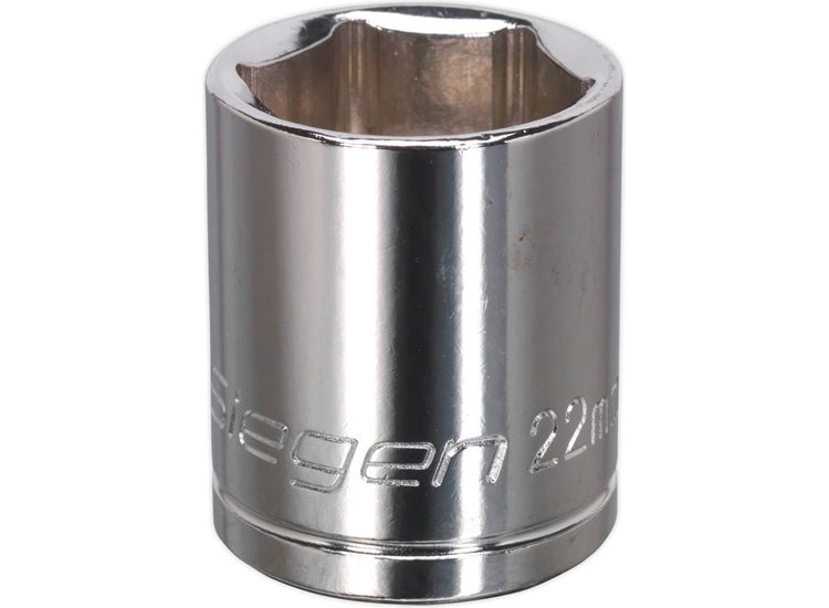 Sealey S0659 WallDrive&amp;reg; Socket 22mm 1/2"Sq Drive