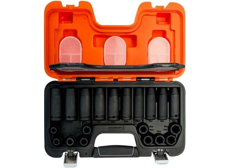 Bahco D-DD/S20 1/2in Drive Impact Socket Set, 20 Piece
