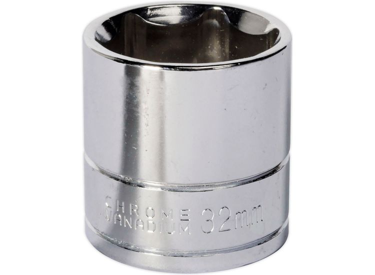 Sealey S0665 WallDrive&amp;reg; Socket 32mm 1/2"Sq Drive