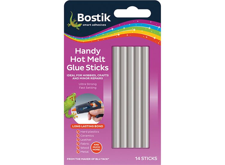 Bostik Handy Hot Melt Glue Sticks (Pack 14)