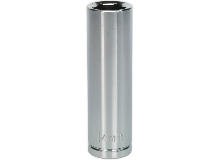 Sealey S0670 WallDrive&amp;reg; Socket 14mm Deep 1/2"Sq Drive