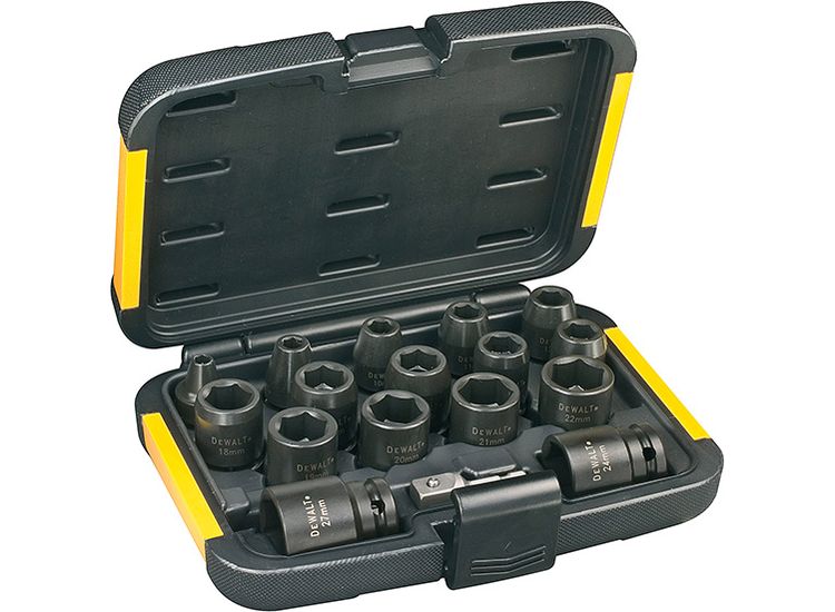 DEWALT DT7506 Impact Socket Set, 17 Piece