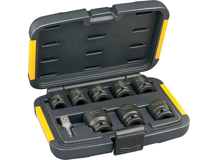 DEWALT DT7507 Impact Socket Set, 9 Piece