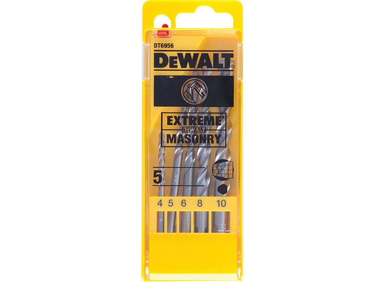 DEWALT Extreme Masonry Drill Bit Set, 5 Piece