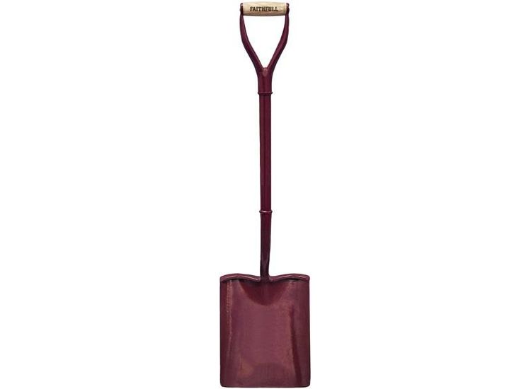 Faithfull All-Steel Shovel Square No.2 MYD Treaded