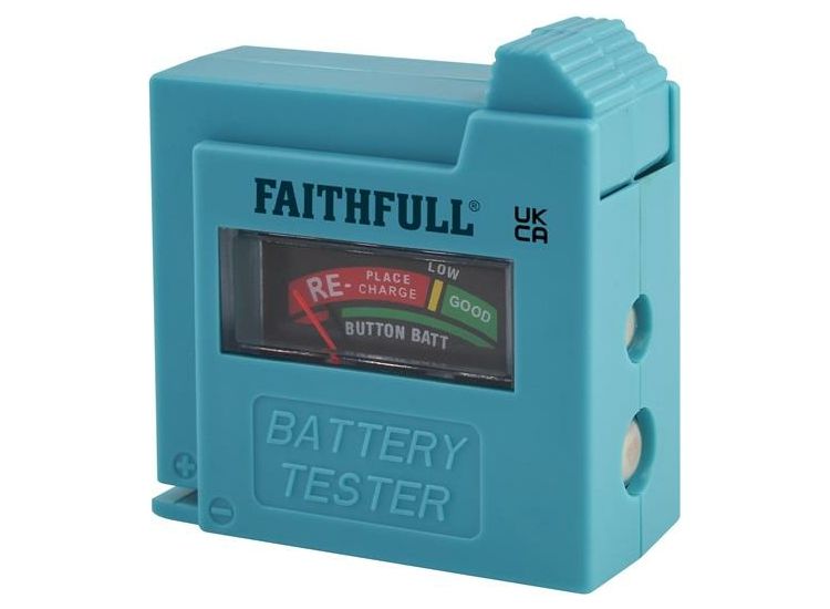 Faithfull Battery Tester for AA, AAA, C, D &amp; 9V