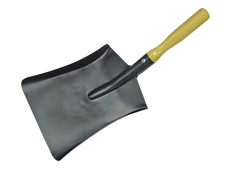 Faithfull Coal Steel Shovel Wooden Handle 230mm
