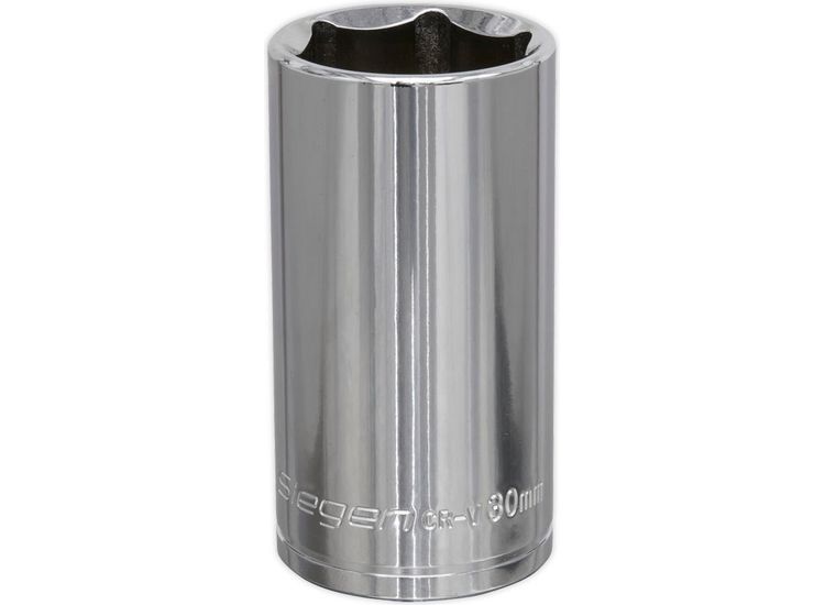 Sealey S0682 WallDrive&amp;reg; Socket 30mm Deep 1/2"Sq Drive