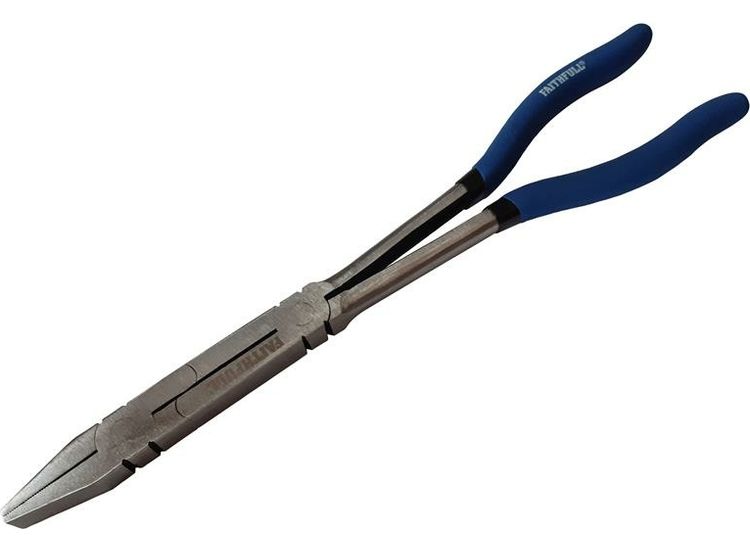 Faithfull Long Reach Flat Nose Pliers 300mm (12in)