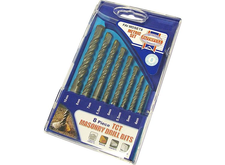 Faithfull Standard Masonry Drill Set
