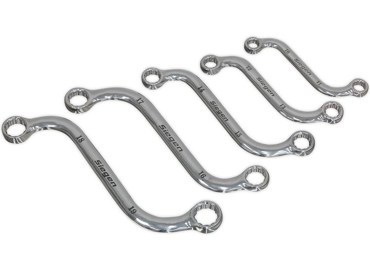 Sealey S0717 S-Spanner Set 5pc Metric