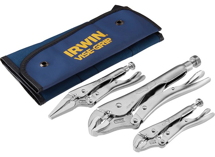 IRWIN Vise-Grip TVG73 Locking Pliers Set, 3 Piece