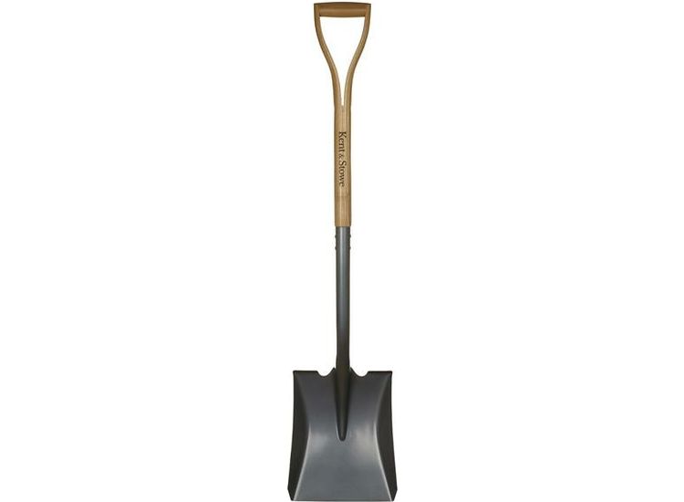 Kent &amp; Stowe Carbon Steel Square Mouth Shovel, FSC®