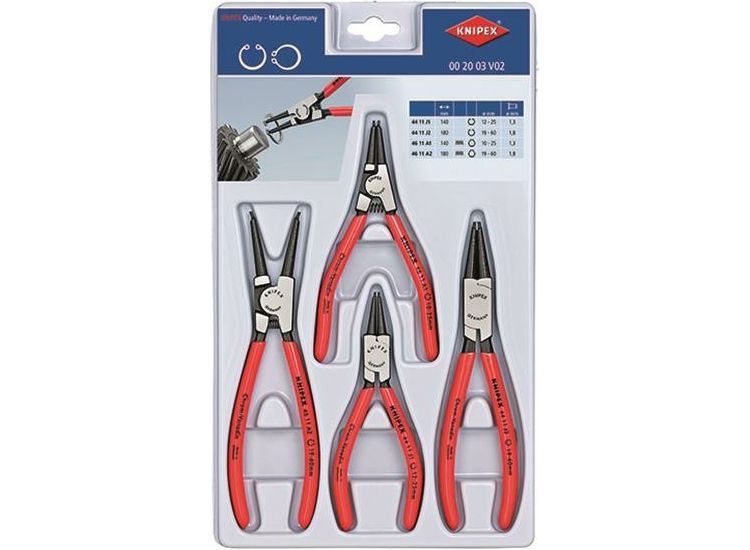 Knipex Circlip Plier Set, 4 Piece