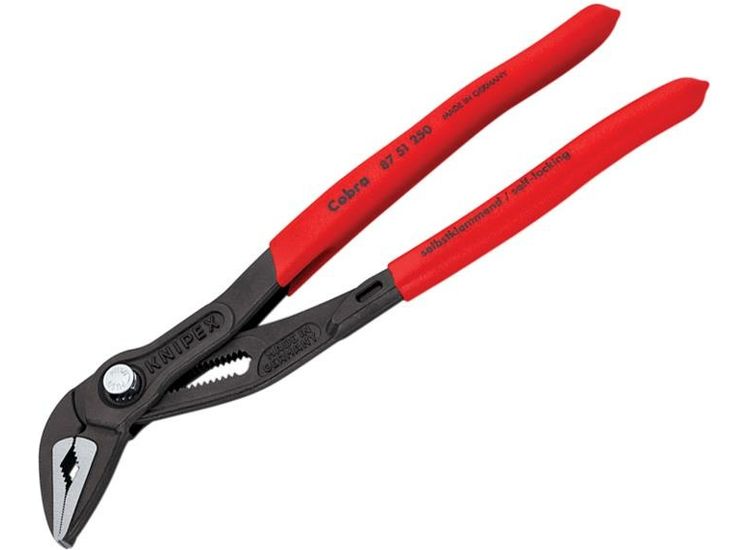 Knipex Cobra® ES Extra Slim Water Pump Pliers PVC Grip 250mm
