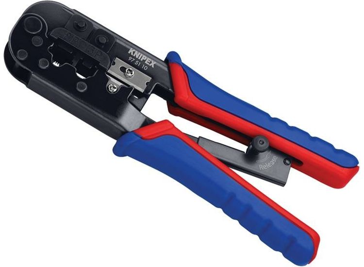 Knipex Crimping Pliers for RJ11/12 RJ45 Western Plugs