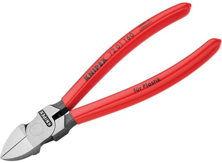 Knipex Diagonal Cutters for Plastics PVC Grip 160mm
