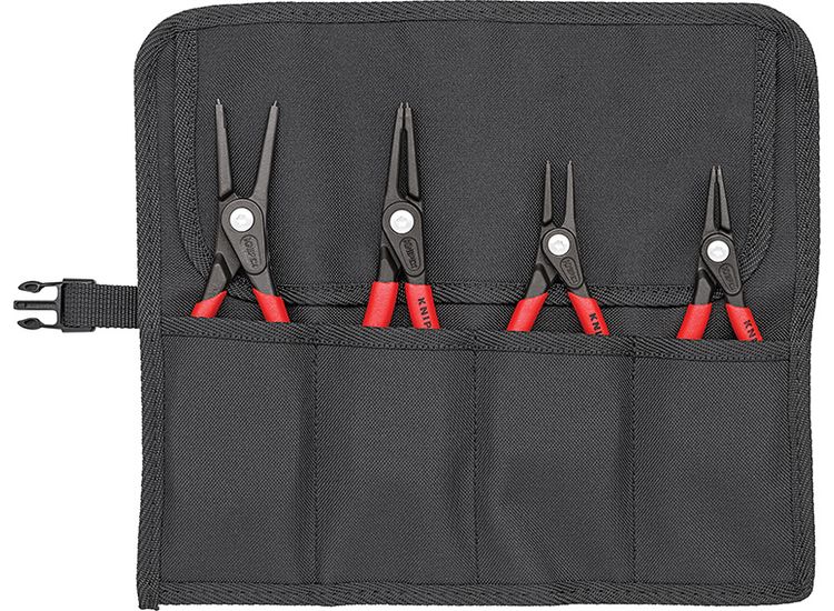 Knipex Precision Circlip Pliers Set in Roll, 4 Piece