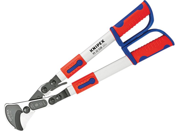 Knipex Ratchet Cable Cutters with Telescopic Handles 570-770mm