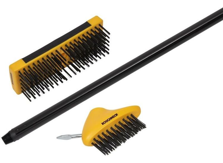 Roughneck Patio &amp; Decking Brush Set 3 Piece
